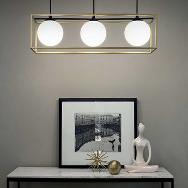 Ideallux lingotto sp3 ottone Ideallux Lampade a sospensione